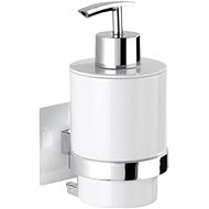 WENKO WITHOUT DRILLING TurboLoc QUADRO - Soap Dispenser, Metallic Glossy - Soap Dispenser