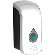 WENKO RANERA - Soap and Disinfection Dispenser, Metallic Shiny - Soap Dispenser