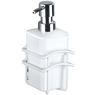 WENKO WITHOUT DRILLING Classic Plus - Soap Dispenser, White - Soap Dispenser