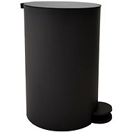 SEPIO Waste Bin with Pedal, Black - Rubbish Bin