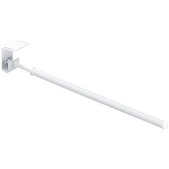 WENKO BASIC - Telescopic Towel Holder 43x7x6cm, White - Towel Rack
