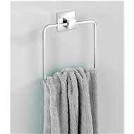 WENKO WITHOUT DRILLING ExpressLoc FORMIA - Towel Holder, Metallic Glossy - Towel Rack