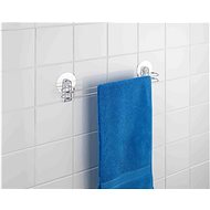 WENKO WITHOUT DRILL StaticLoc OSIMO - Towel Holder, Metallic Glossy - Towel Rack