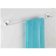 WENKO WITHOUT DRILLING TurboLoc QUADRO - Towel Holder, Metallic Glossy - Towel Rack
