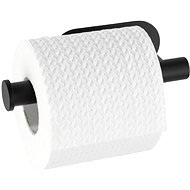 WENKO WITHOUT DRILLING TurboLoc OREA BLACK - Toilet Paper Holder, Black - Toilet Paper Holder
