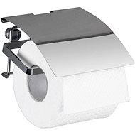 WENKO WITHOUT DRILLING Premium - Toilet Paper Holder, Metallic Glossy - Toilet Paper Holder