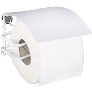 WENKO WITHOUT DRILLING Classic Plus - Toilet Paper Holder, White - Toilet Paper Holder