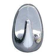 WENKO Mini Hook 16x10x2cm, Glossy - Bathroom Hook