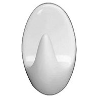 WENKO Mini hook 4×2×3 cm, white - Bathroom Hook