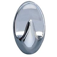 WENKO Mini Hook 16x10x3cm, Glossy - Bathroom Hook