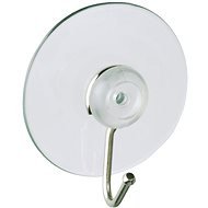 WENKO Hook with Suction Cup 16x10x4cm, Transparent - Bathroom Hook