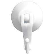 WENKO Hook with Suction Cup 16x10x5cm, White - Bathroom Hook