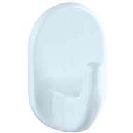 WENKO Oval Hook 16x10x3cm, White - Bathroom Hook