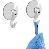 WENKO Hook with Suction Cup 16x10x5cm, Chrome-plated - Bathroom Hook