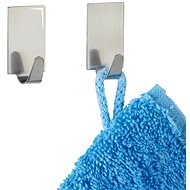 WENKO Square Hook 16x10x2cm, Stainless-steel - Bathroom Hook