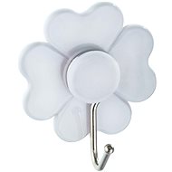 WENKO CLOVERLEAF - Wall Hook, 2 pcs 16x10x3cm, White - Bathroom Hook