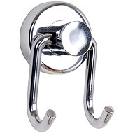 WENKO PowerLoc DUO SION - Wall Hook 24x10x5cm, Glossy - Bathroom Hook