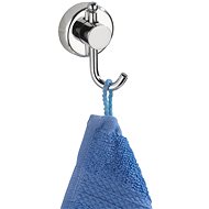 WENKO PowerLoc UNO SION - Wall Hook 24x10x3cm, Glossy - Bathroom Hook