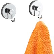 WENKO VacuumLoc - Hook 2 pcs, Chrome - Bathroom Hook
