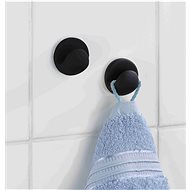 WENKO RETORO - Ceramic Hooks 2 pcs, Black - Bathroom Hook