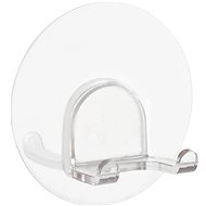 WENKO WITHOUT DRILL StaticLoc DUO - Double Wall Hook, Transparent - Bathroom Hook