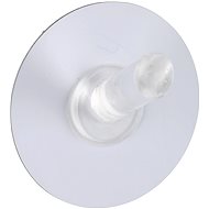 WENKO WITHOUT DRILL StaticLoc MEDIUM - Wall Hook, White - Bathroom Hook