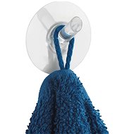 WENKO WITHOUT DRILL StaticLoc MEDIUM - Wall Hook, White - Bathroom Hook