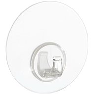 WENKO WITHOUT DRILL StaticLoc UNO - Wall Hook, Transparent - Bathroom Hook