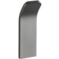 WENKO WITHOUT DRILLING Classic Plus - Wall Hook, Grey - Bathroom Hook