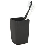 WENKO FARO - Toothbrush cup, black - Toothbrush Holder Cup