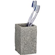 WENKO GRANITE - Toothbrush cup, grey - Toothbrush Holder Cup