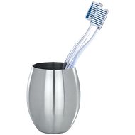 WENKO NOVA - Toothbrush cup, stainless steel - Toothbrush Holder Cup