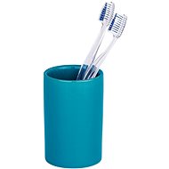 WENKO POLARIS - Toothbrush cup 7x7x12 cm, petrol - Toothbrush Holder Cup