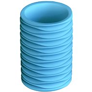 GRUND COLOMBA - Toothbrush cup 7,5x7,5x11 cm, turquoise - Toothbrush Holder Cup