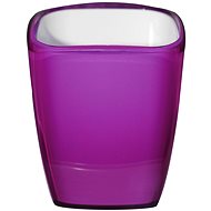 GRUND NEON - Toothbrush cup 8x7x10,2 cm, purple - Toothbrush Holder Cup