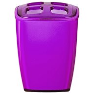GRUND NEON - Toothbrush cup 7x6,5x10 cm, purple - Toothbrush Holder Cup