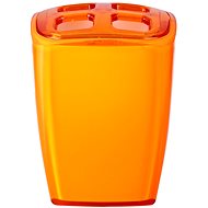GRUND NEON - Toothbrush cup 7x6,5x10 cm, orange - Toothbrush Holder Cup