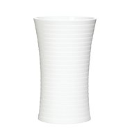 GRUND TOWER - Toothbrush cup 7x7x11,8 cm, white - Toothbrush Holder Cup