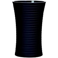 GRUND TOWER - Toothbrush cup 7x7x11,8 cm, black - Toothbrush Holder Cup