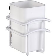 WENKO WITHOUT DRILLING Classic Plus - Toothbrush Cup, White - Toothbrush Holder