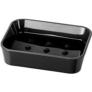WENKO CANDY - Soap Dish 12x9x3cm, Black - Soap Dish