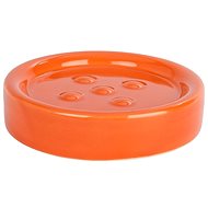 WENKO POLARIS - Soap Dish 11x11x3cm, Orange - Soap Dish