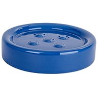 WENKO POLARIS - Soap Dish 11x11x3cm, Dark Blue - Soap Dish