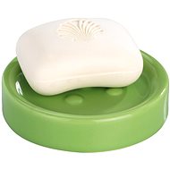 WENKO POLARIS - Soap Dish 11x11x3cm, Green - Soap Dish