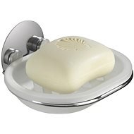 WENKO TurboLoc - soap dish 13x3x15 cm, stainless steel - Soap Dish
