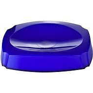 GRUND NEON – Mydlovnička 14,4 × 10,4 × 3 cm, modrá - Mydelnička