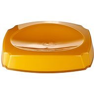 GRUND NEON - Soap Dish 14,4x10,4x3cm, Orange - Soap Dish