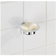 WENKO WITHOUT DRILLING PowerLoc RICO - Soap dish, metallic shiny - Soap Dish