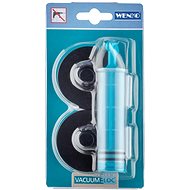WENKO WITHOUT TURNING VacuumLoc Adhesive Set Black for Classic Plus, black - Hooks