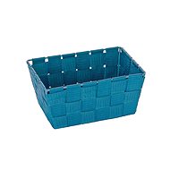 WENKO ADRIA - Bathroom Basket Long 19x14x9cm, Kerosene - Storage Bin